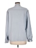 Theo Miles 100% Polyester Gray Long Sleeve Blouse Size 8 - photo 2