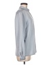 Theo Miles 100% Polyester Gray Long Sleeve Blouse Size 8 - photo 4
