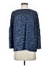 MICHAEL Michael Kors Paisley Blue Long Sleeve Blouse Size S - photo 1
