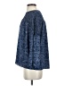 MICHAEL Michael Kors Paisley Blue Long Sleeve Blouse Size S - photo 5