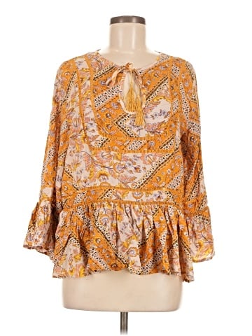 Jaase 3/4 Sleeve Blouse (view 1)