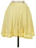 Shein 100% Polyester Solid Yellow Casual Skirt Size 2 - photo 2