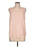 Madison Grey 100% Polyester Pink Sleeveless T-Shirt Size M - photo 1