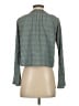 CLEO + WOLF 100% Rayon Green Long Sleeve Blouse Size XS - photo 2