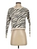 Yet Again Animal Print Ivory Pullover Sweater Size XS - photo 1