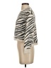 Yet Again Animal Print Ivory Pullover Sweater Size XS - photo 5