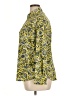 MICHAEL Michael Kors 100% Polyloom Paisley Yellow Long Sleeve Blouse Size 0X - photo 5