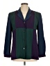 Leslie Fay Color Block Purple Blazer Size 16 - photo 1