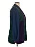 Leslie Fay Color Block Purple Blazer Size 16 - photo 4