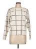 Cyrus Checkered-gingham Ivory Pullover Sweater Size L - photo 1