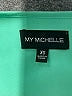 My Michelle Teal 3/4 Sleeve Blouse Size XS - photo 7