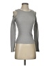 Shein Gray Long Sleeve Top Size S - photo 1