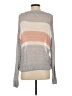Wishlist Color Block Gray Pullover Sweater Size S - photo 2