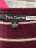 Pink Clover Stripes Burgundy Pullover Sweater Size S - photo 7