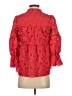 Tuckernuck 100% Polyester Red 3/4 Sleeve Blouse Size XXS - photo 2