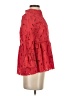Tuckernuck 100% Polyester Red 3/4 Sleeve Blouse Size XXS - photo 4