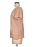 Ann Taylor LOFT 100% Polyester Tan Short Sleeve Top Size M - photo 5