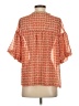 Max Studio 100% Polyester Orange 3/4 Sleeve Blouse Size XS - photo 2