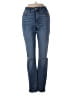 Good American Color Block Blue Jeans Size 2 - photo 1