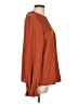 Shein 100% Polyester Orange Long Sleeve Blouse Size L - photo 4