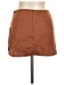 Shein Solid Brown Casual Skirt Size L - photo 2