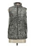 Thread & Supply 100% Polyester Gray Faux Fur Vest Size M - photo 1