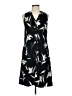 A New Day 100% Polyester Print Black Casual Dress Size XS - photo 1