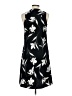 A New Day 100% Polyester Print Black Casual Dress Size XS - photo 2