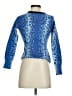Equipment 100% Cashmere Animal Print Blue Cashmere Pullover Sweater Size S - photo 2