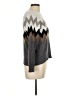 Blu Pepper Chevron-herringbone Gray Pullover Sweater Size M - photo 4