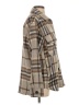 Zara Plaid Tan Coat Size S - photo 4