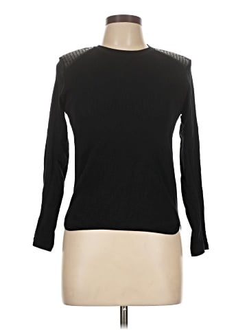 Zara W&B Collection Long Sleeve Top (view 1)