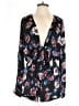 Cotton Candy 100% Polyester Floral Blue Romper Size S - photo 1