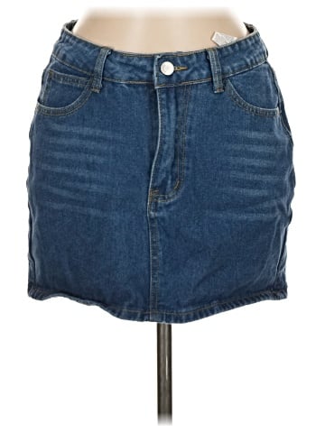 Shein Denim Skirt (view 1)