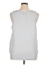 Banana Republic 100% Polyester Gray Sleeveless Top Size XL - photo 2
