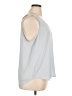 Banana Republic 100% Polyester Gray Sleeveless Top Size XL - photo 4