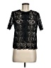 Zara Black Short Sleeve Blouse Size M - photo 1