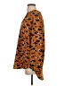 Madison 100% Polyester Animal Print Brown Long Sleeve Blouse Size XS - photo 5