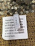 IISLI Metallic Gold Blazer Size 8 - photo 6