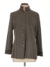 St. John Collection by Marie Gray Houndstooth Gray Coat Size 10 - photo 1