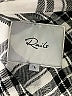Rails 100% Rayon Plaid Ivory Long Sleeve Blouse Size L - photo 7