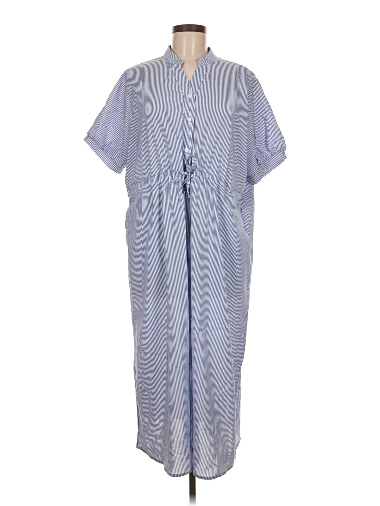 Pre-owned Assorted Brands Casual Dress In Blue