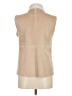 Dylan 100% Polyester Tan Faux Fur Vest Size M - photo 2