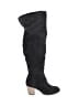 Crown Vintage Black Boots Size 8 1/2 - photo 1
