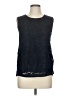 Ann Taylor LOFT 100% Polyester Blue Sleeveless Blouse Size M - photo 1