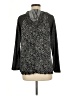 Sangria Tweed Gray Cardigan Size M - photo 2