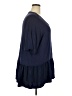 Roaman's 100% Polyester Blue 3/4 Sleeve Top Size 22 (1X) - photo 4