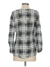 Aqua 100% Rayon Gray 3/4 Sleeve Blouse Size S - photo 2