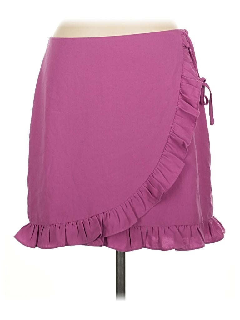 Pre-owned Kaileigh Casual Skirt In Purple