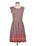Max Studio Print Red Casual Dress Size S - photo 1